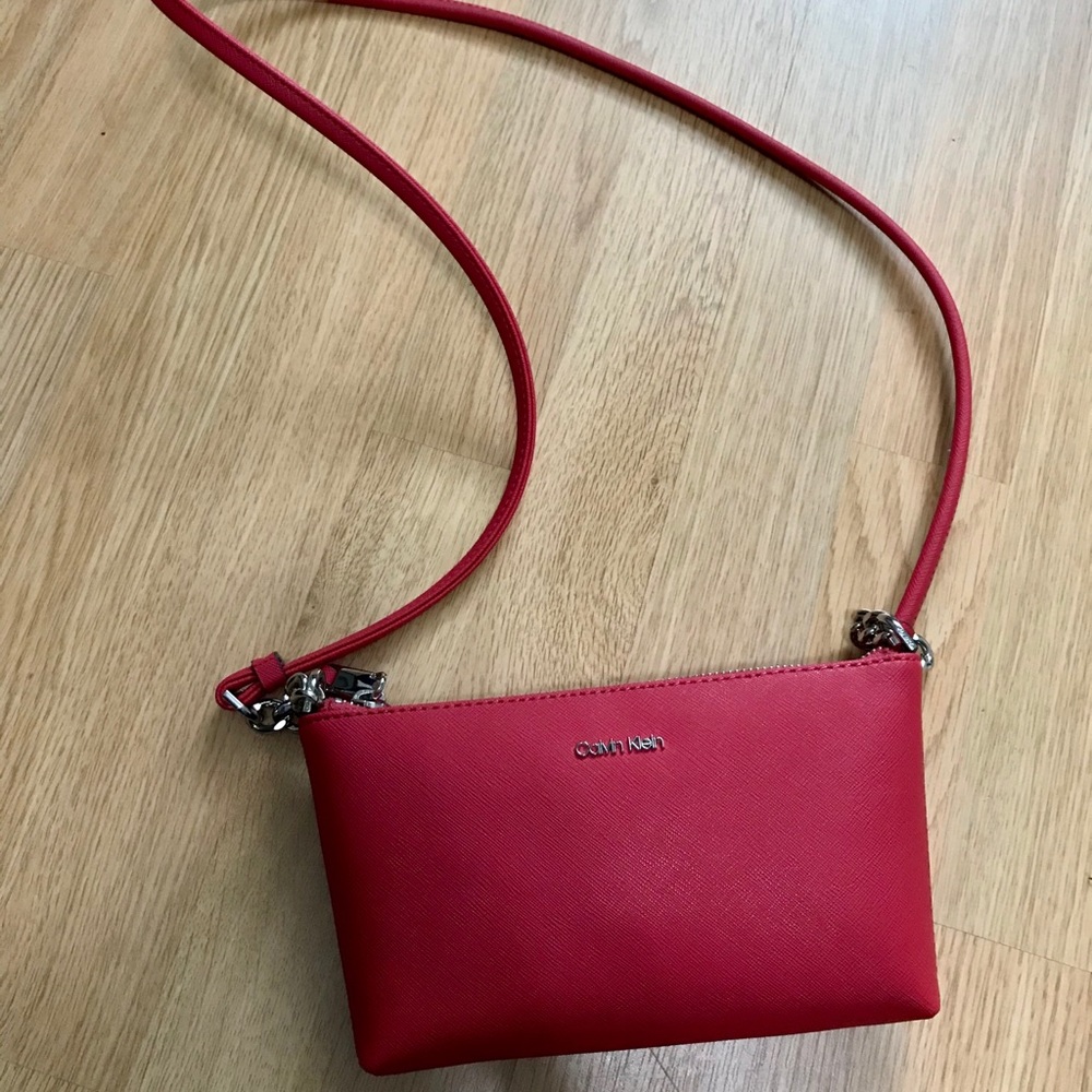 NWOT Calvin Klein red purse